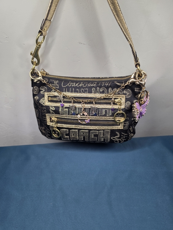 Coach Handbags - COACH Poppy Graffiti Glam/ Swingback